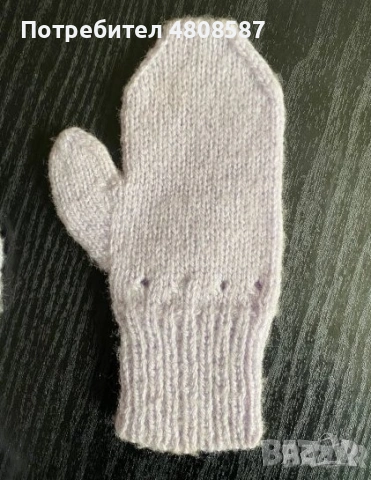 Детски лилави ръкавици, снимка 5 - Шапки, шалове и ръкавици - 54360053