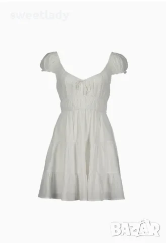 Лятна бяла рокля , снимка 3 - Рокли - 49608970