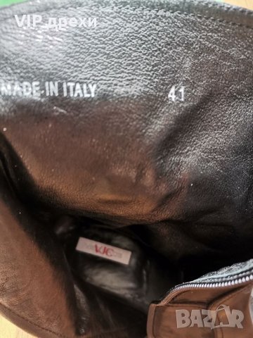 Мъжки кожени ботуши VERSACE Оригинални, снимка 5 - Мъжки ботуши - 34078814