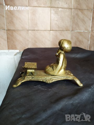 бронзова статуетка-ходжа, снимка 4 - Антикварни и старинни предмети - 29571251