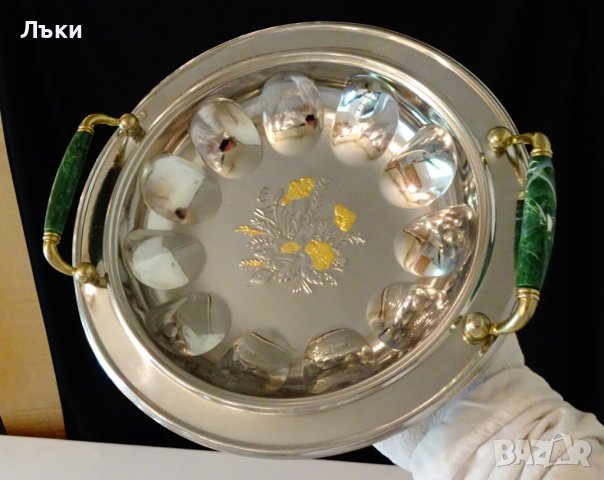 Съд за сервиране,фруктиера с 24 карата злато. , снимка 7 - Аксесоари за кухня - 42751841