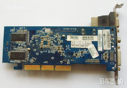 GIGABYTE  GV-RX165T256D-RH​  128MB DDR памет и 64-битов интерфейс​ AGP 8X и 4​ DVI / D-sub / TV-OUT​, снимка 3 - Видеокарти - 31945778