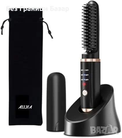 Нов Електрически гребен за брада – Бързо оформяне и изправяне мъже