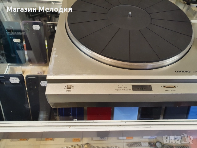 💽📻📀🎶 Грамофон ONKYO CP-1011P Отлично техническо състояние. Има забележки по външния вид ( видими, снимка 3 - Грамофони - 50575532