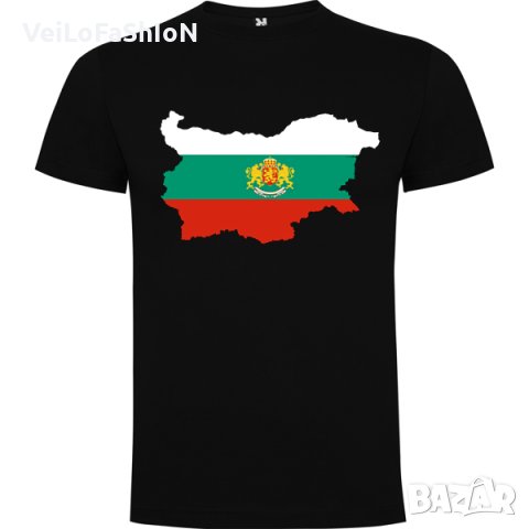 Нова детска национална тениска с Картата на България и Герб