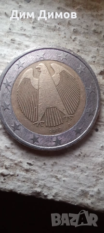 2 евро 2002г  буква G и F-със дефекти, снимка 2 - Нумизматика и бонистика - 53971814