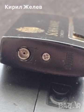 ЕЛЕГАНТНА СТИЛНА МЪЖКА ЗАПАЛКА SOBRANIE LONDON с РЕОТАН РАБОТИ 18611, снимка 5 - Запалки - 38994369