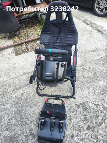 PLAYSTATION Logitech G29 Driving Force Steering , снимка 3 - Клавиатури и мишки - 53971084