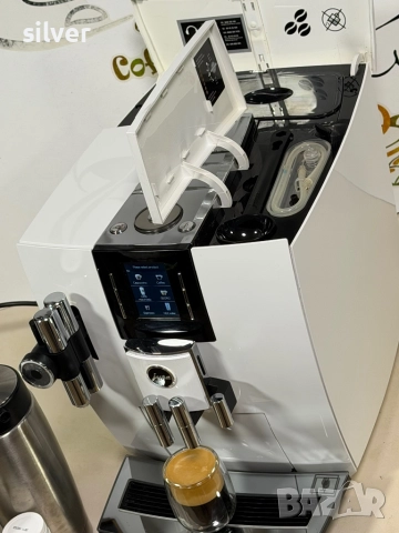 Кафемашина кафе автомат JURA J6 PIANO WHİTE с гаранция, снимка 9 - Кафемашини - 52634394