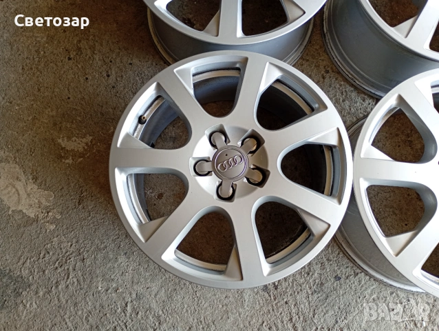 Оригинални джанти Ауди 17 цола 5/112 ЕТ 39 J8/  66.5, снимка 7 - Гуми и джанти - 52375112