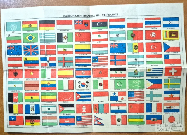 Световна карта 1961 г., снимка 3 - Нумизматика и бонистика - 50364840