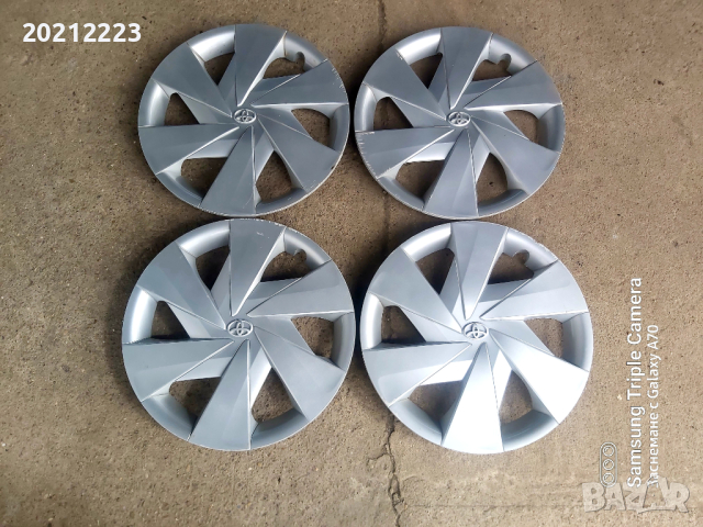 4 броя Оригинални тасове за Toyota Aygo 15, снимка 3 - Аксесоари и консумативи - 44697621