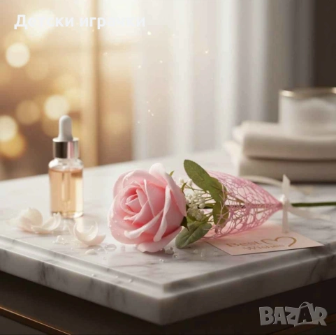 Роза изкуствено декоративно цвете в кутия, за подарък, за жена , снимка 6 - Други - 53091461