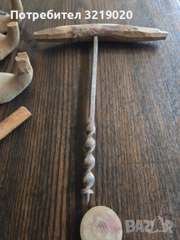 Автентични старинни дървени битови предмети, снимка 6 - Антикварни и старинни предмети - 52306053