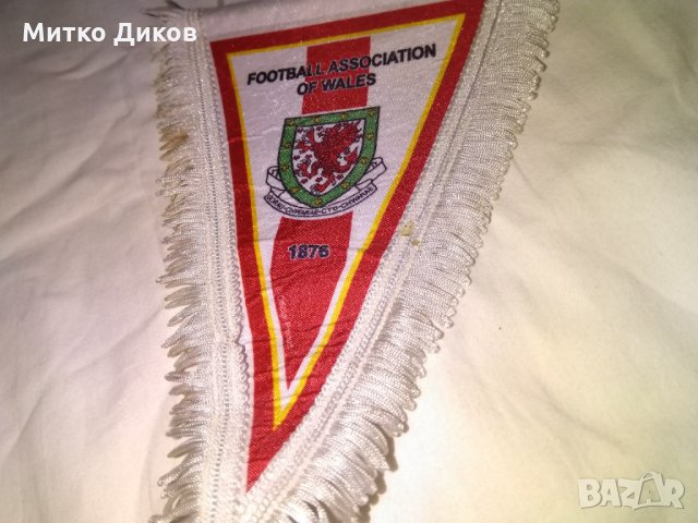 Уелс футболно флагче, снимка 3 - Футбол - 30167776