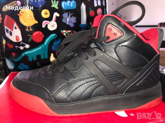 Puma високи кецове, снимка 6 - Детски маратонки - 38183323