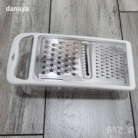 3414 Кухненско ренде за зеленчуци с контейнер за ситно и едро настъргване, снимка 2 - Прибори за хранене, готвене и сервиране - 39483318