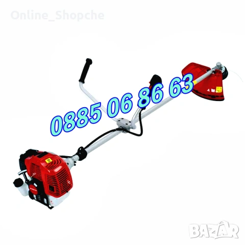 Бензинов тример 74 куб., моторна косачка за трева + самар , снимка 6 - Градинска техника - 40776691