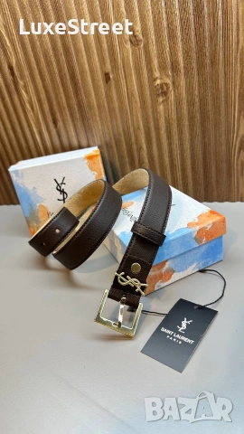 YVES SENT LAURENT 🤍 Естествена Кожа 🤍 Дамски Колани , снимка 3 - Колани - 54138513