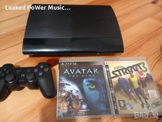 PS3 Super Slim 500GB Хакнат + игри