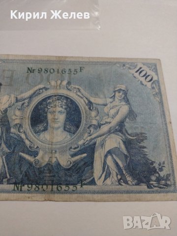 Райх банкнота - Германия - 100 марки / 1908 година- 17944, снимка 10 - Нумизматика и бонистика - 31034847