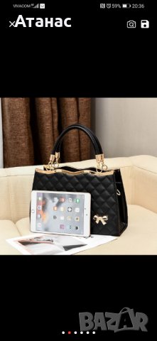 Стилна дамска кожена чанта , снимка 4 - Чанти - 31448678