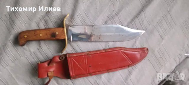 Стар голям нож тип Боуй 