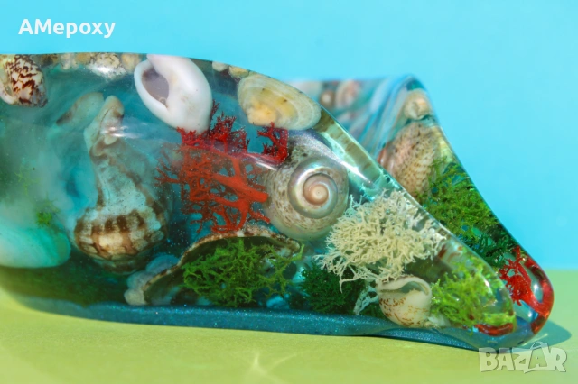 Поставка за сапун от епоксидна смола. , снимка 5 - Декорация за дома - 53276307