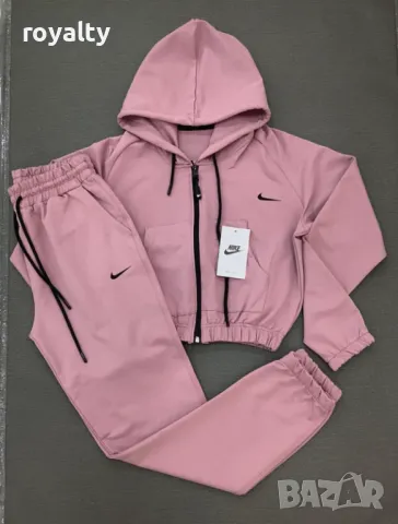 Nike розов дамски спортен комплект 