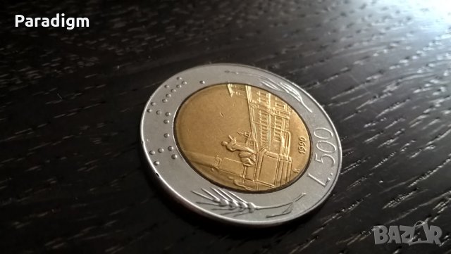 Монета - Италия - 500 лири | 1990г.