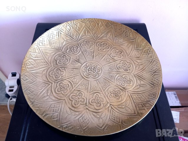 Голяма Бронзова Панера,Фруктиера, снимка 2 - Антикварни и старинни предмети - 44430205