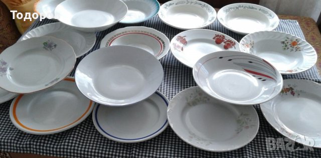 Порцеланови чинии 20 броя