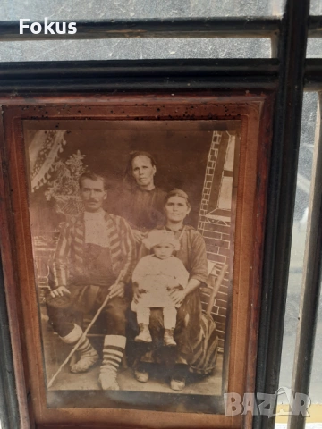 Стара царска снимка с дървена рамка, снимка 3 - Антикварни и старинни предмети - 53339271