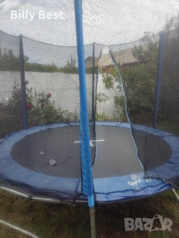 батут с предпазна мрежа, снимка 2 - Други спортове - 52076803