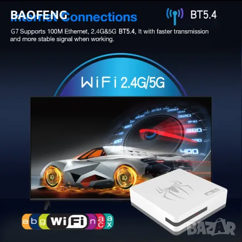 *Нова G7 Android 40,000 игри 15000 канала 14 Игрова конзола и tv box в едно Plus Gaming TV Box , снимка 15 - Nintendo конзоли - 48853730