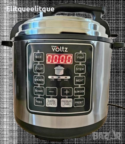 Мултикукър под налягане Voltz, 1000W/6л./70kpa - 9 програми, снимка 5 - Други - 52376537