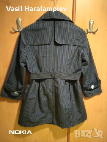 Продавам много запазен и качествен шлифер за момиче размер 116 см, снимка 3 - Детски якета и елеци - 40540467