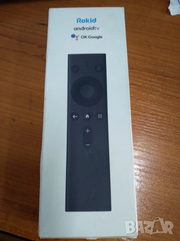 Дистанционно управление Rokid Station Android TV с 12 бутона, OK Google RSR101, Bluetooth