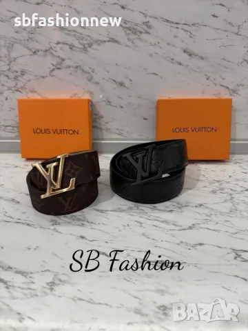 LOUIS VUITTON колан естествена кожа в кутия