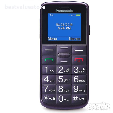 Мобилен Телефон Gsm Panasonic Kx-tu110 Blue 1.77 ", Задна Камера 0.8 Mpx