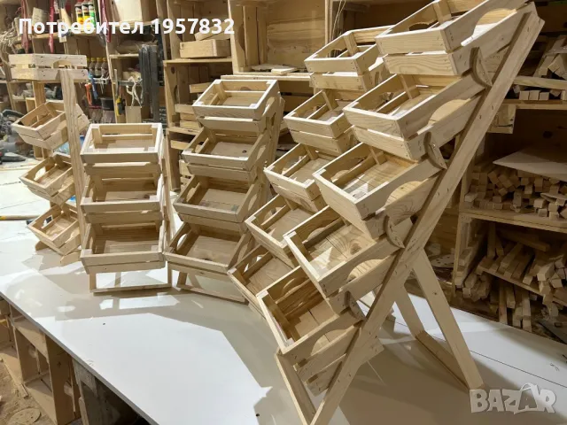 Уникални стъпаловидни стелажи, снимка 12 - Стелажи и щандове - 48841008