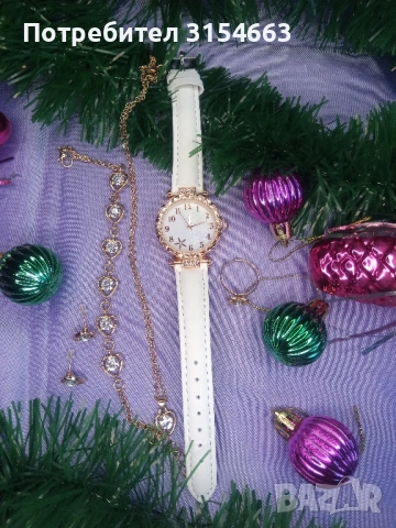 Дамски комплект часовник с бижута , снимка 11 - Бижутерийни комплекти - 52870239