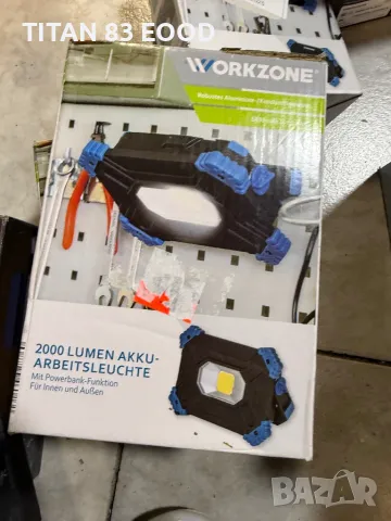 Безжична LED работна лампа WORKZONE 1148, снимка 3 - Други - 50289956