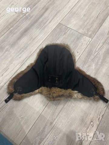 Шапка тип ушанка - истински косъм , снимка 5 - Шапки - 39680411