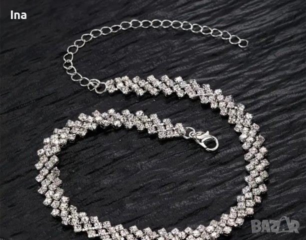 Колие циркони, снимка 2 - Колиета, медальони, синджири - 53102417