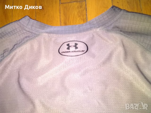 Under Armour маркова спортна тениска метал компресион размер ХЛ, снимка 4 - Тениски - 37469855