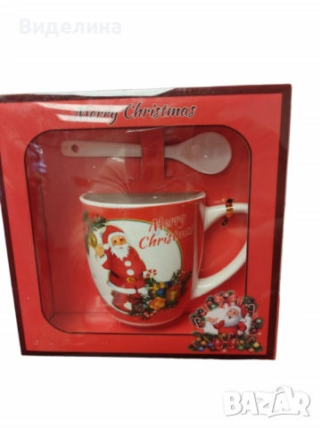 Коледни порцеланови комплекти, снимка 6 - Чаши - 51999089