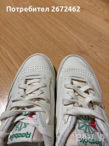 Reebok кецове EO-CLUB C 85 VINTAGE, 39 номер, снимка 5 - Кецове - 54251866