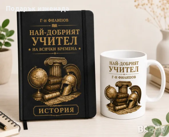 Персонализиран подарък за учител/ учителка – подаръчен комплект, снимка 4 - Арт сувенири - 50505561