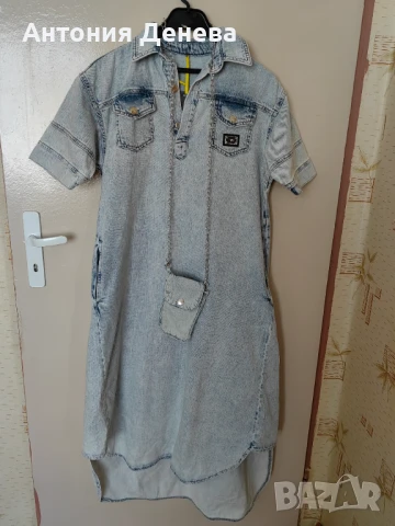 Страхотна дънкова рокля на TV3, снимка 1